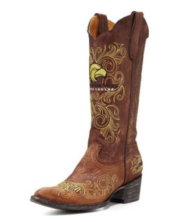 Southern Mississippi Tall Gameday Boots, Brass   Gameday Boot Company   Brass