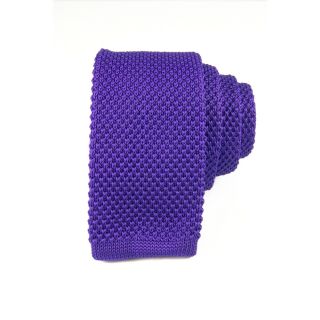 Dibi Mens Violet Knit Tie