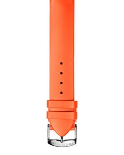 18mm Silicone Strap, Orange   Philip Stein   Orange (18mm )