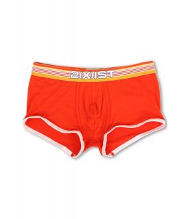 2IST Beach Stripe No Show Trunk Mens Underwear (Orange)