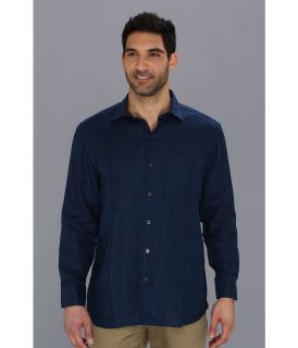 Tommy Bahama TB Monte Carlo L/S Shirt Mens Long Sleeve Button Up (Navy)