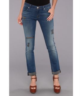 Hudson Bacara Straight Cuffed in Foxey Womens Jeans (Blue)