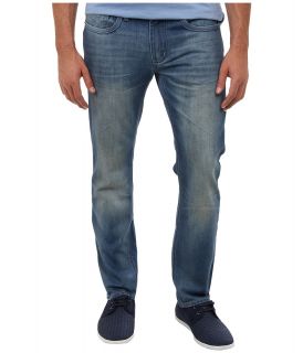 Buffalo David Bitton Ash Basic in Contrasted Blasted Mens Jeans (Blue)