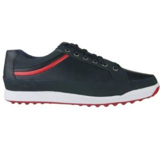 FootJoy Contour Casual Spikeless 54268 Men's Navy Ruby Red Shoes