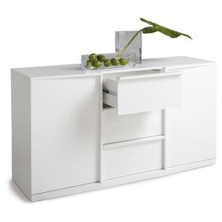 Glossy White Tap Sideboard Cabinet
