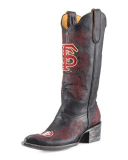 Florida State Tall Gameday Boots, Black   Gameday Boot Company   Black (37.5B/7.