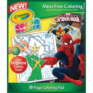 Crayola Color Wonder Coloring Pad spiderman