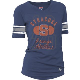 SOFFE Womens Syracuse Orange Drop Tail Football Alternate Logo Short Sleeve T 
