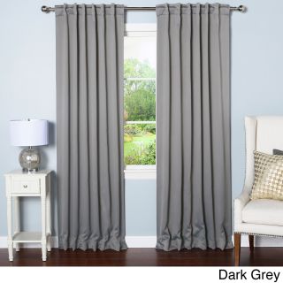 None Insulated Thermal Blackout 84 inch Curtain Panel Pair Grey Size 52 x 84
