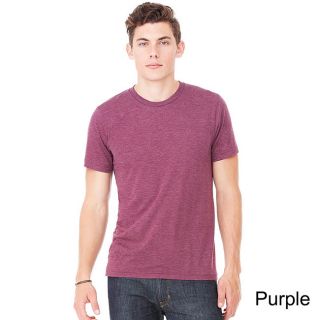 Los Angeles Pop Art Los Angeles Pop Art Canvas Mens Tri blend T shirt Purple Size S