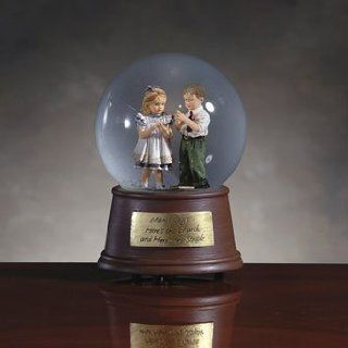 Mama Says   Here's The Church And Here's The Steeple Musical Snow Globe   55025   Collectible Figurines