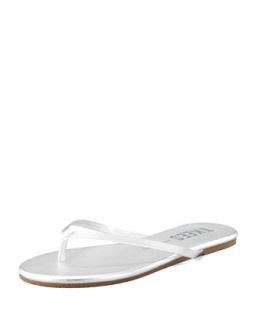 Highlighters Thong Sandal, Silver   Tkees   Silver (9B)