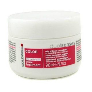 Goldwell Dual Senses Color Extra Rich 60 Sec Treatment ( For Demanding Color Treated Hair ) 200Ml/6.7Oz Health & Personal Care