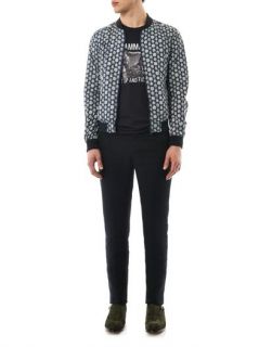 Crest print reversible bomber jacket  Dolce & Gabbana  MATCH