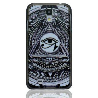 Samsung Galaxy S4 IV I9500 White Illuminati All Seeing Eye Hard Shell Cover Case Skin For Protection Cell Phones & Accessories