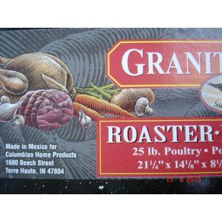 Granite Ware 0511 3 Covered Rectangular Roaster 21.25 by 14 by 8.5 Inch Kitchen & Dining