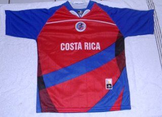 COSTA RICA MENS SOCCER JERSEY SIZE LARGE (COLORS VARY SLIGHTLY SENT AT RANDOM)  Sports & Outdoors
