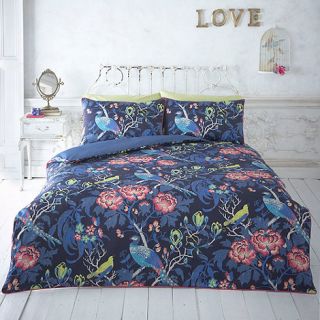 Butterfly Home by Matthew Williamson Dark blue Magnolia Peacock bedding set
