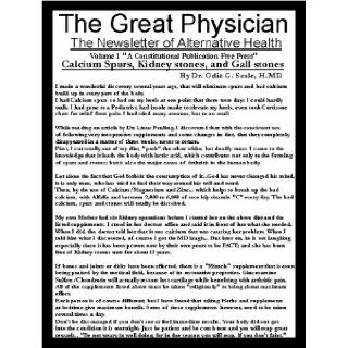 The Great Physician Newsletter (Monthly newsletter, 1  sent out monthly) Dr. Odie G. Seale Books