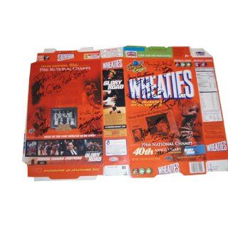Texas Western Multi Sig Wheaties Box at 's Sports Collectibles Store