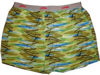 Men's J. Jerry Garcia Boxer Shorts Junglescape Collectors Edition Size Large Several Colors Available (Large, Yellow Blend) at  Mens Clothing store Boxer Briefs