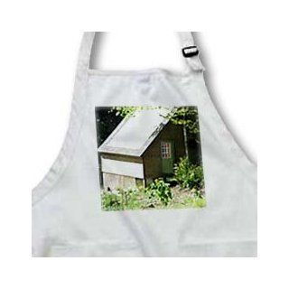 apr_20046_4 Florene Architecture   Country Garden Shed   Aprons   BLACK Full Length Apron with Pockets 22w x 30l  