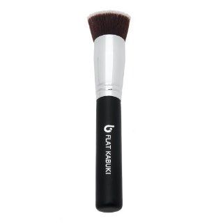 Best Foundation Brush Flat Top Kabuki Brush By Beauty Junkees Get Full Makeup Coverage Every Time, Vegan Friendly, Works with Creams, Powders, Liquids, and Mineral Makeup. Synthetic Dense Bristles That Do Not Shed, Quality Compares to Brand Names; Makes G