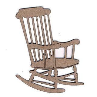Leaky Shed Studio   Chipboard Shapes   Rocking Chair