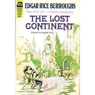 The Lost Continent Edgar Rice Burroughs, Frank Frazetta Books