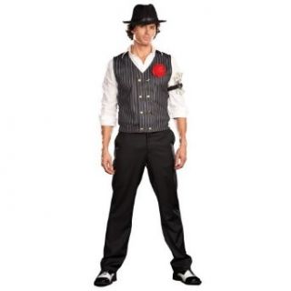 Women's Gangster Rob N. Banks (As Shown;Men's 2X) Adult Sized Costumes Clothing