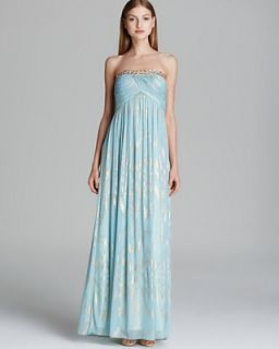 Decode 1.8 Gown   Strapless Grecian Beaded Gown's