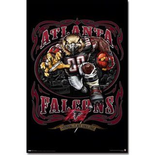 (22x34) Atlanta Falcons (Mascot, Grinding It Out Since 1966) Sports Poster Print   Sports Fan Prints And Posters