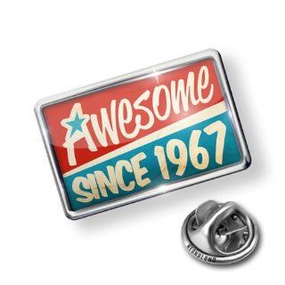 Pin Awesome since 1967, Birthday/Year   Lapel Badge   NEONBLOND NEONBLOND Jewelry