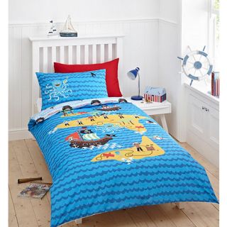 Boys blue Pirates bedding set