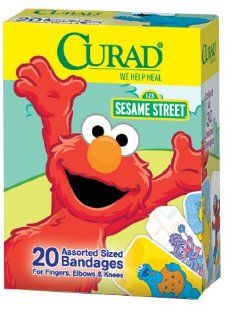 CURAD Sesame Street Adhesive Bandages,Cartoon Health & Personal Care