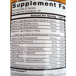 Controlled Labs Orange Triad Multivitamin, Joint, Digestion, And Immune, 270 Count Bottle Health & Personal Care