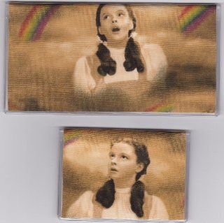 Wizard of Oz Dorothy Somewhere Over The Rainbow Sepia Checkbook Cover Set 