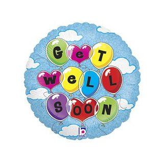 Get Well Soon 18" Floating Balloons Design Sympathy Mylar Foil Balloon 