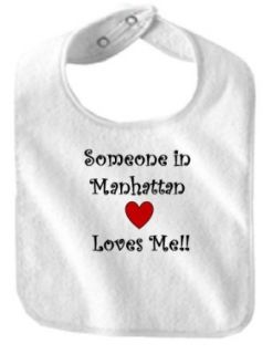 SOMEONE IN MANHATTAN LOVES ME   City Series   White Bib Clothing