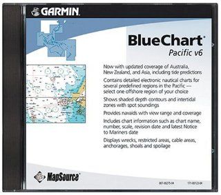 Garmin Bluechart Pacific Saltwater Map CD ROM (Windows)  Gps Software  GPS & Navigation