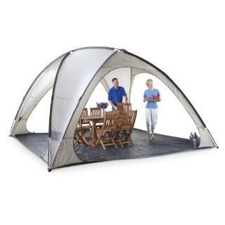 Famous Maker Northport 14x14' Domed Canopy Off white Sports & Outdoors