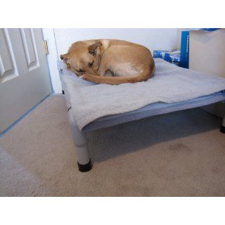 Coolaroo Aluminum Pet Bed, Small, Gray  Raised Dog Beds 