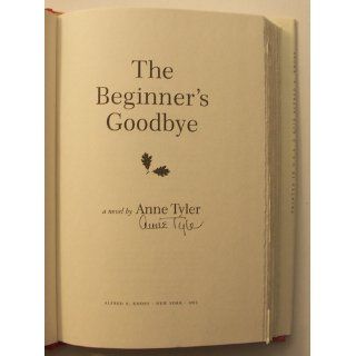 The Beginner's Goodbye Anne Tyler 9780307957276 Books