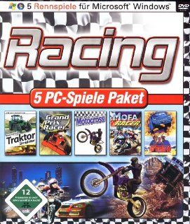 RACING 5 PC Spiele Paket Traktor Simulator   Mofa Racer   Go Trabi Go   Motocross   Grand Prix Racer Games