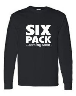 Men's/Unisex Hilarious Six PackComing Soon at  Mens Clothing store