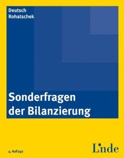 Sonderfragen der Bilanzierung Eva Deutsch Goldoni, Roman Rohatschek Bücher