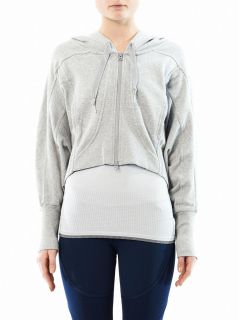 Studio cropped hooded sweatshirt  Adidas by Stella Mccartney