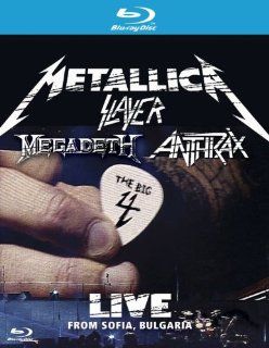 The Big 4 Metallica Slayer Megadeth Anthrax Live from Sofia, Bulgaria [Blu ray] Metallica, Slayer, Megadeth, Anthrax, Not Specified Movies & TV