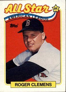 1989 Topps   Roger Clemens   All Star   American League   Card # 405 Sports & Outdoors