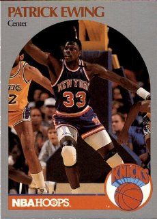 1990 NBA Hoops   Knicks   Patrick Ewing   Card 203 Sports & Outdoors